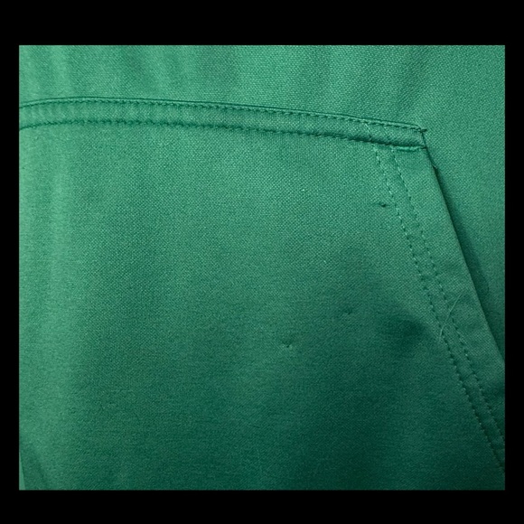 NBA Boys Youth Boston Celtics Hoodie Nylon  L 14-16 Green Pullover Pocket Logo - Picture 8 of 13